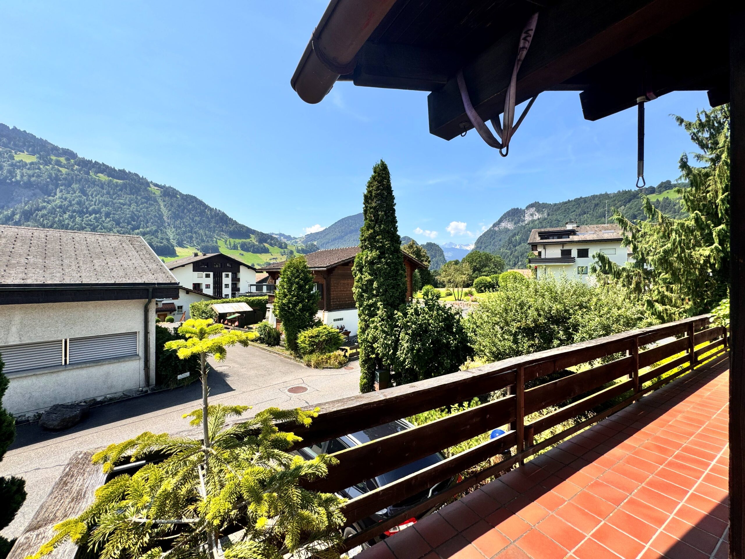 Aussicht Balkon 4 Zimmerwohnung 